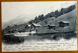 Les Diablerets - chalet des Rochers - Rte du Pillon 1902