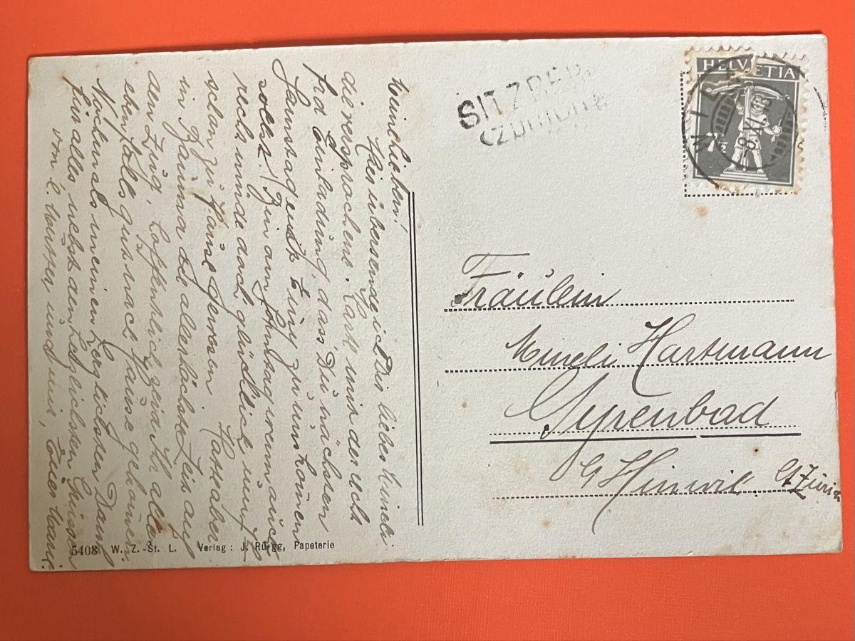 Cartoline postali: Alte Ansichtskarte Sitzberg mit Kirche – Usato da Bauma venduto da Baumer71 1