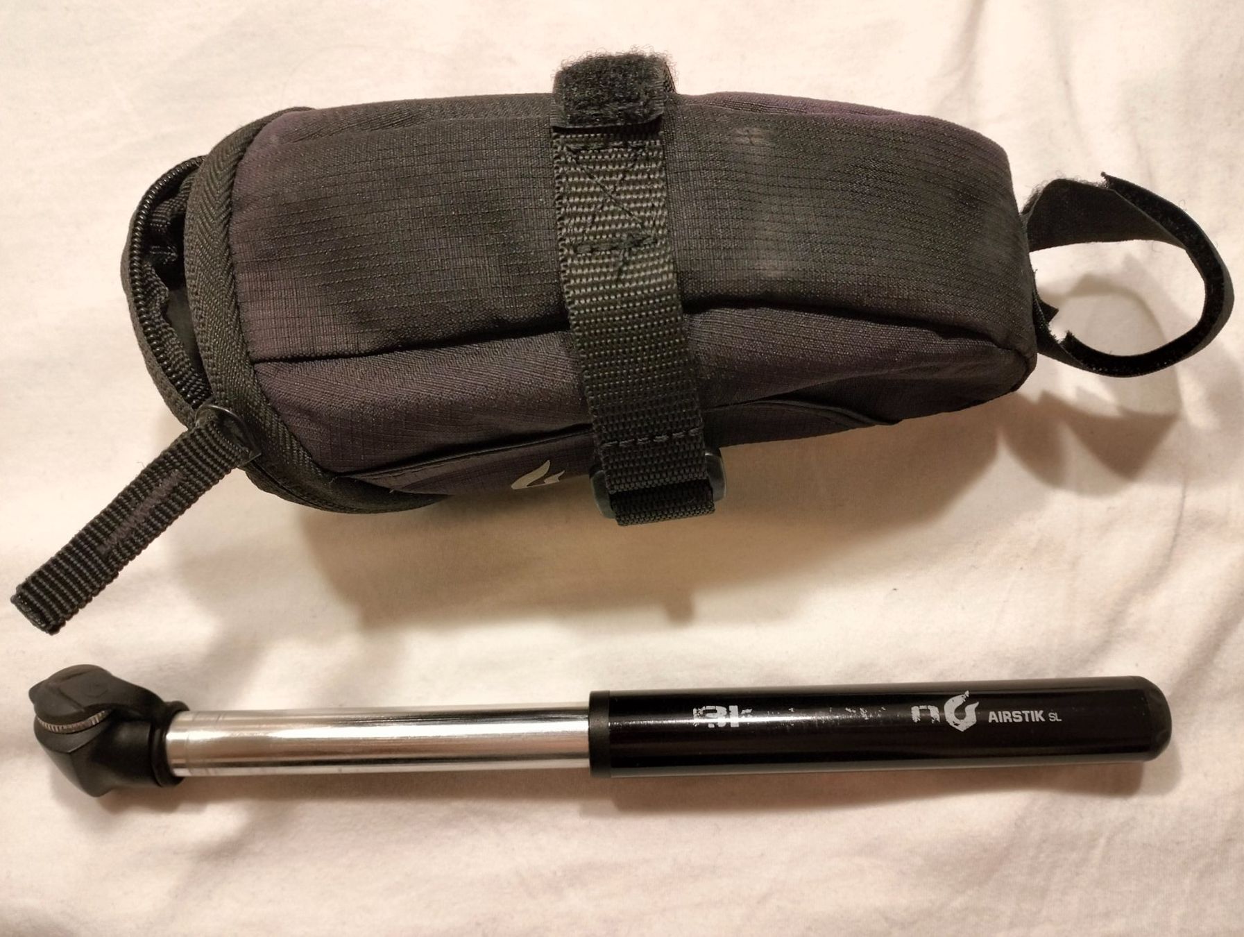 Ersatzteile: Blackburn Sattel Tasche & Blackburn Airstick SL  Mini Pumpe – Gebraucht aus Uster von KarlZH 2