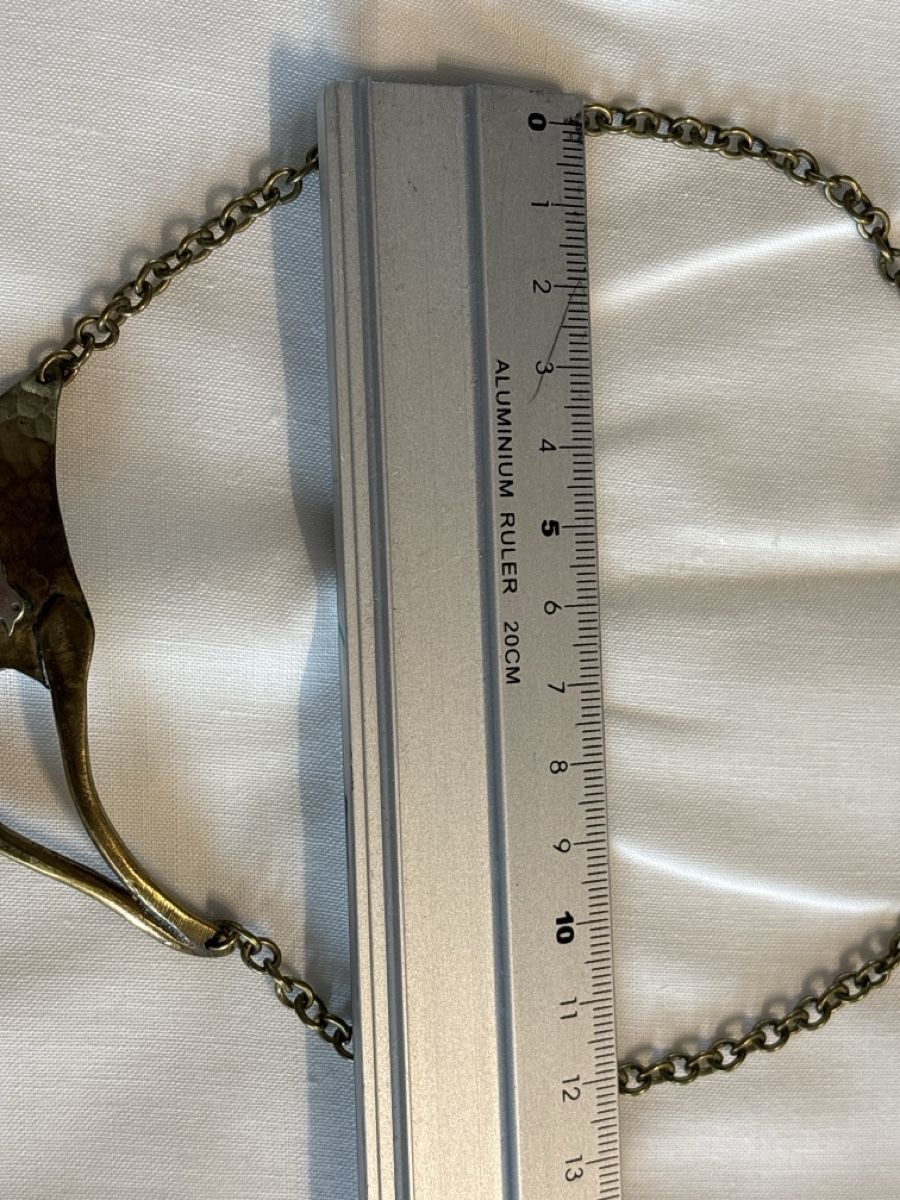 Catenine: Halskette mit Vogelmotiv bronzefarben modeschmuck – Usato da Thun venduto da Gitarre-1 6