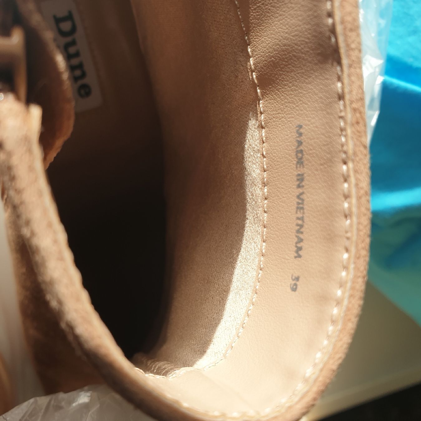 Dune London Scarpe da donna: DUNE neue Frühlings Echtwildlederstiefelette Gr. 39 – Nuovo (secondo la descrizione) da Frenkendorf venduto da Moon111 5