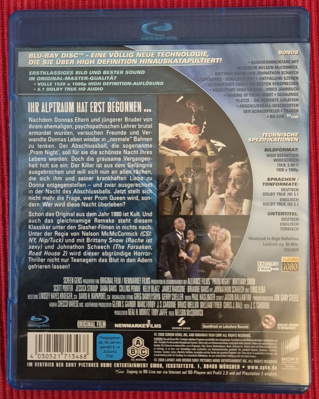 Alle DVDs: Prom Night / 2008 / Brittany Snow – Gebraucht aus Chur von Schaf_60 1