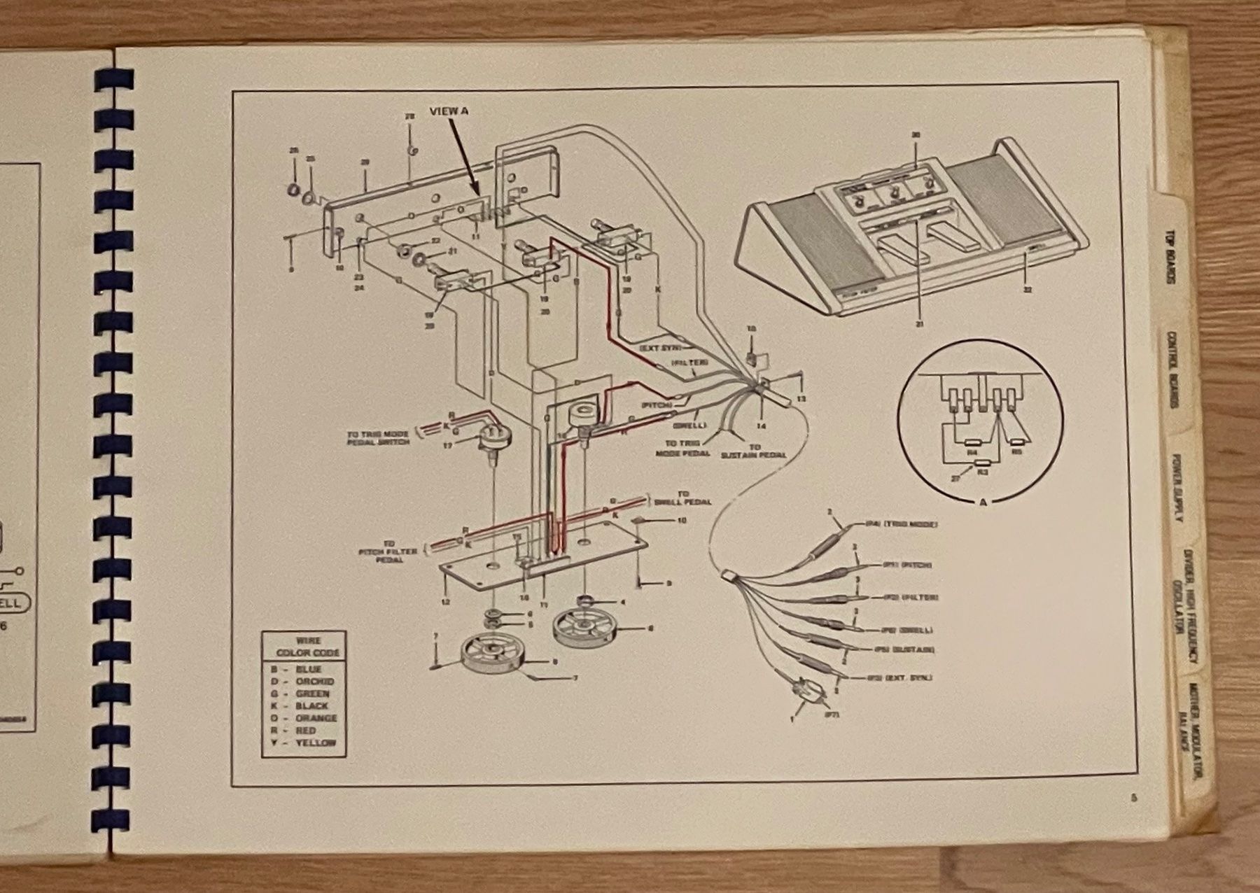 Strumenti musicali: Polymoog Synthesizer Original Technical Manual Vol. 1 & 2 – Usato da Mauren TG venduto da Georgie 5