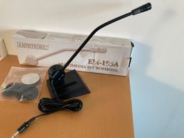 AMPETRONIC EM-195A Multimedia Mikrofon Tischstativ