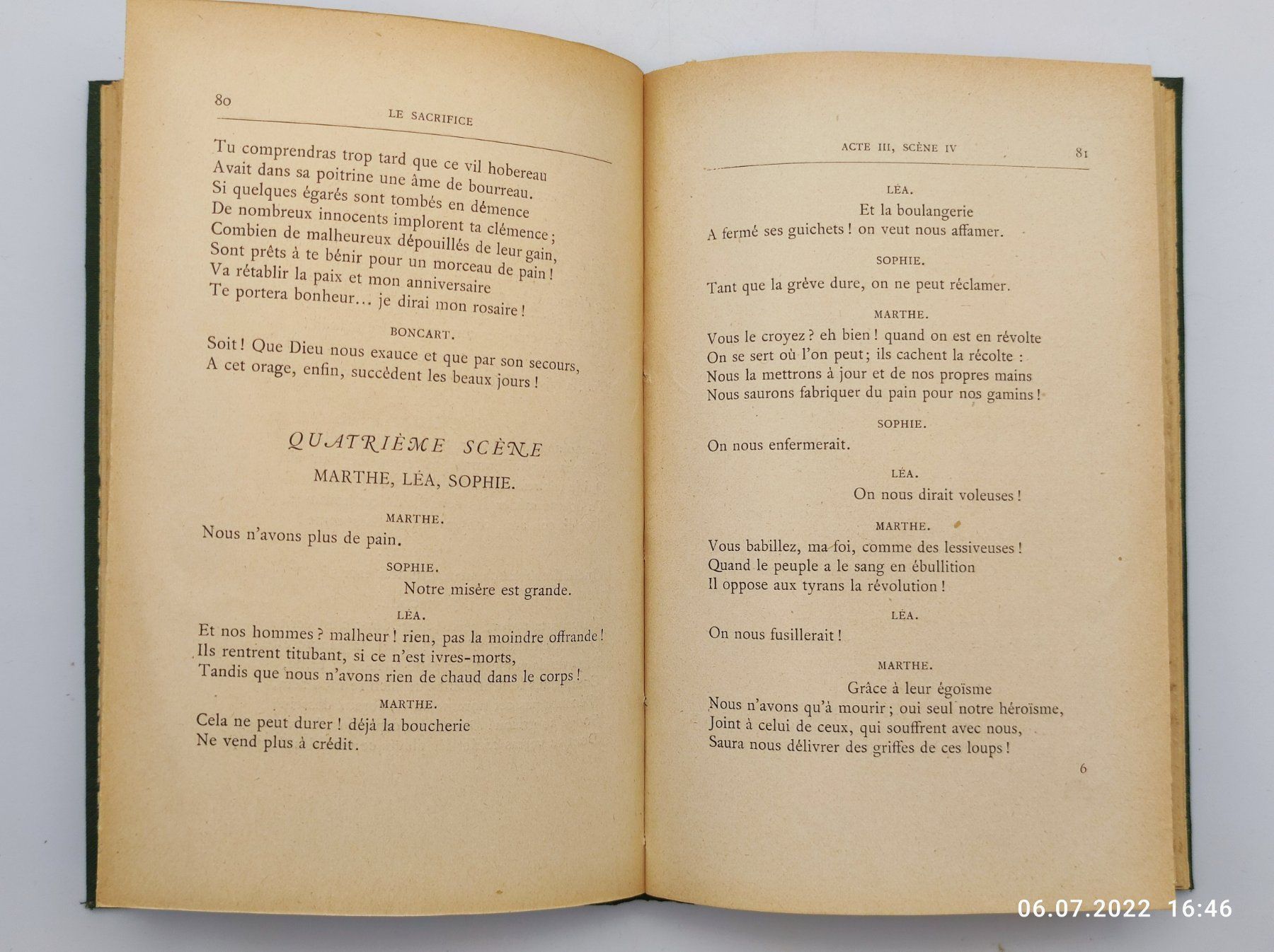 Livres: ROBERT RYCHNER - LE SACRIFICE - 1895 – D'occasion à Goldach par Gaip 5