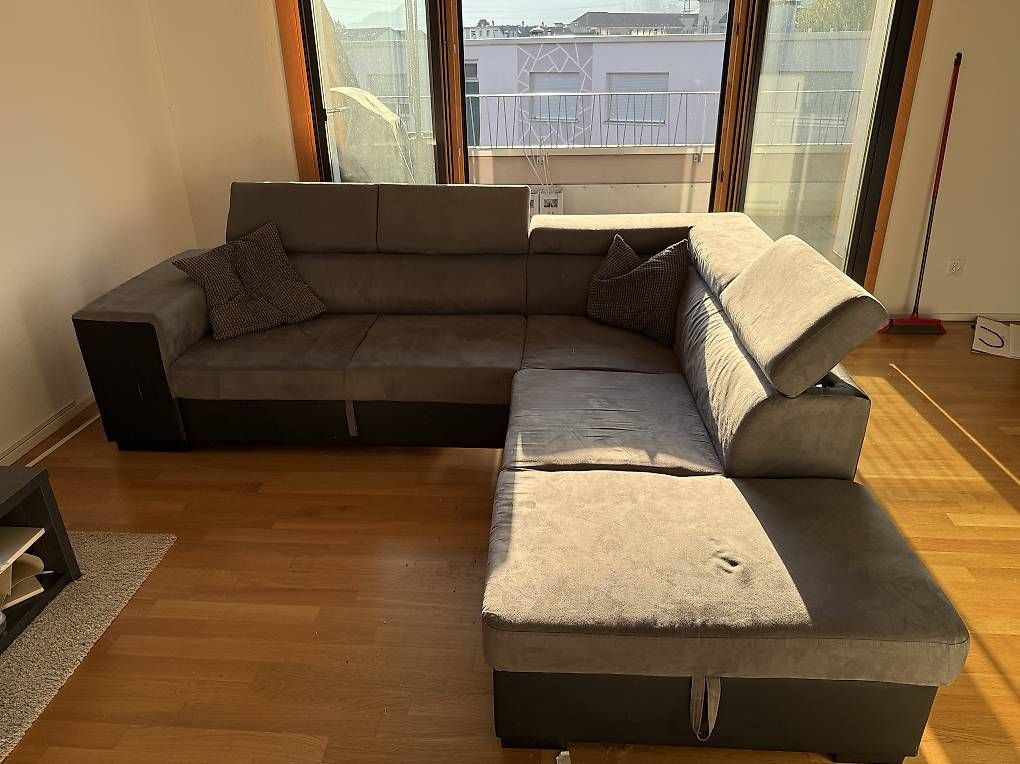 Conforama Sofas: Bettsofa Conforama grau Ecksofa gebraucht Zustand gut – Gebraucht aus Siebnen von tob_c5vr 2