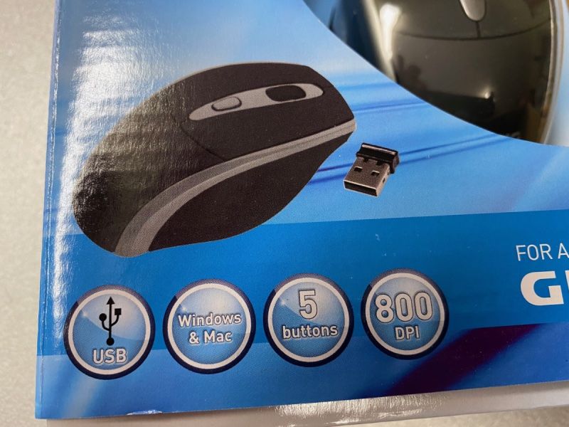 Mouse: neu Grundig Wireless Maus schwarz – Nuovo e nell'imballaggio originale da Necker venduto da liq24 3