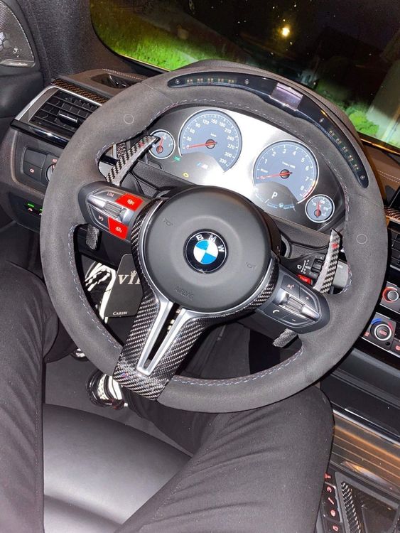 BMW Carbon Schaltwippen in M Rot