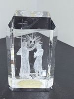 ✨ BLOC CRISTAL 3D "BAPTÊME DE JÉSUS"