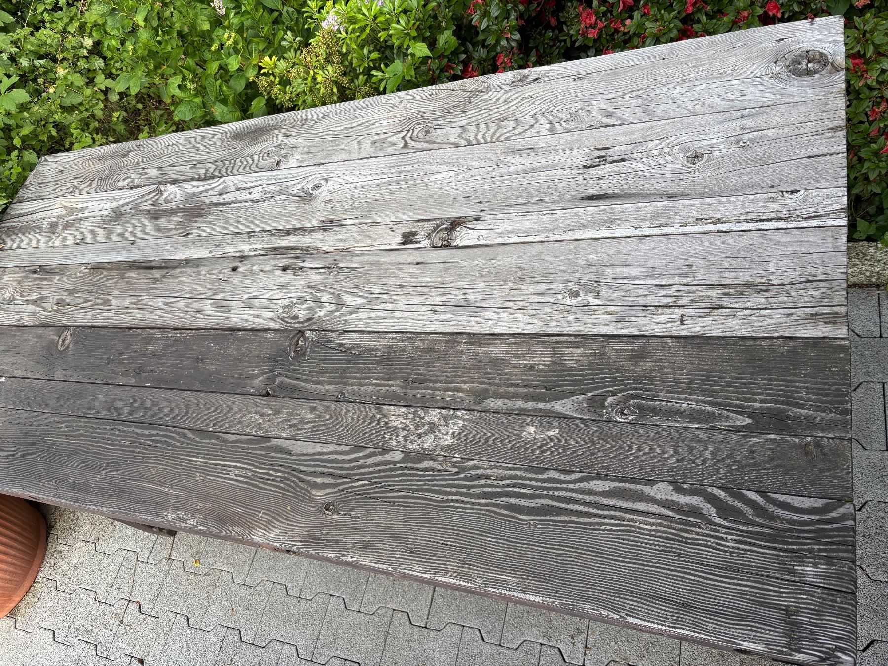 Tische: Gartentisch, massivholz – Gebraucht aus Gebenstorf von Ta-Dah 2