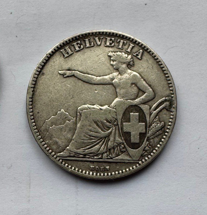 Tutti le monete: 1862 2 Franken ss+ – Usato da Kirchberg SG venduto da Helveticus00