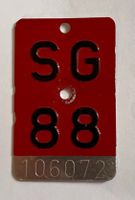 Velonummer SG 88