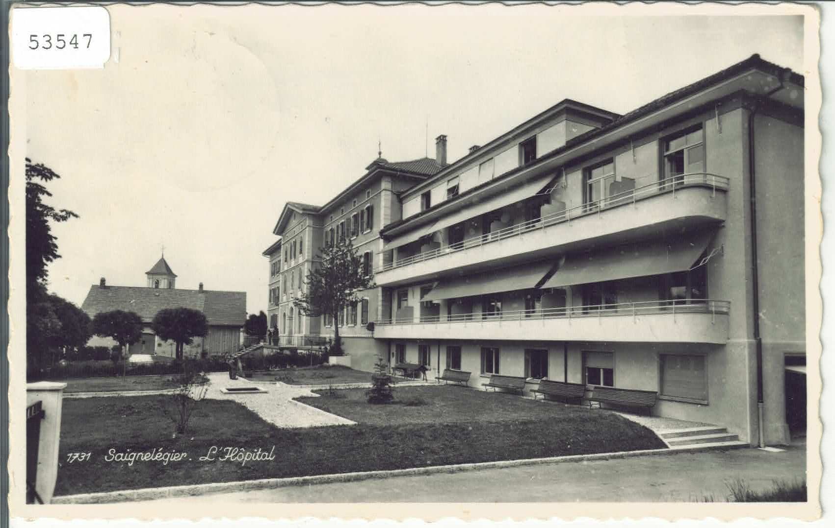 Cartoline postali: Saignelegier - L'Hopital – Usato da Ettingen venduto da Kartenplanet