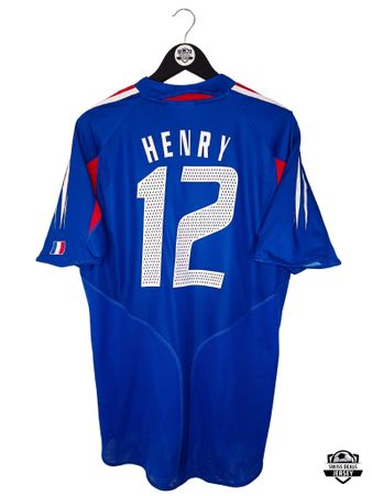 HENRY #12 Original France 2004-06 Home Trikot