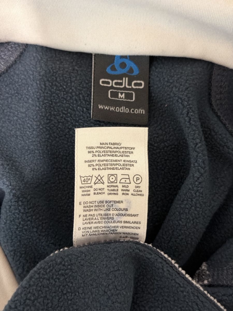 Odlo Sci: Pull Odlo demi-zip bleu et blanc taille M – Usato da Sion venduto da Ersamos 2