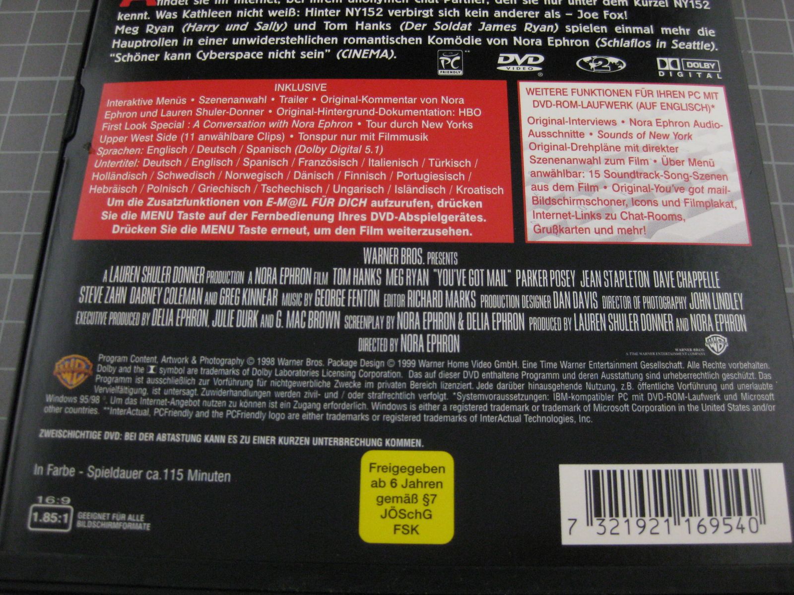 Tutti i DVDs: DVD: e-m@il für Dich – Nuovo (secondo la descrizione) da Malters venduto da Marosko 2