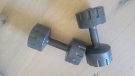 Hanteln Set, 2 Stk, Kunststoff, Ideal für Home Gym!