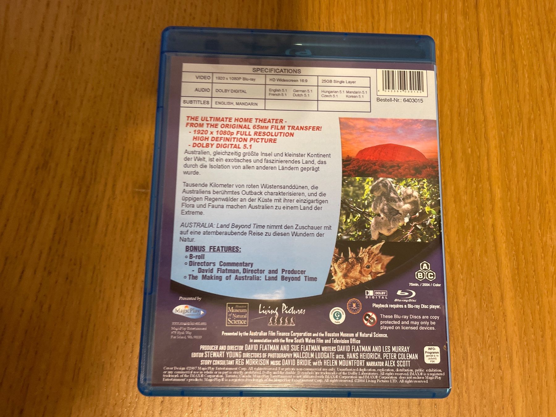 Tutti i DVDs: Australia: Land beyond time, Blu-ray Disc DVD – Usato da Zwingen venduto da veilchen_123 1