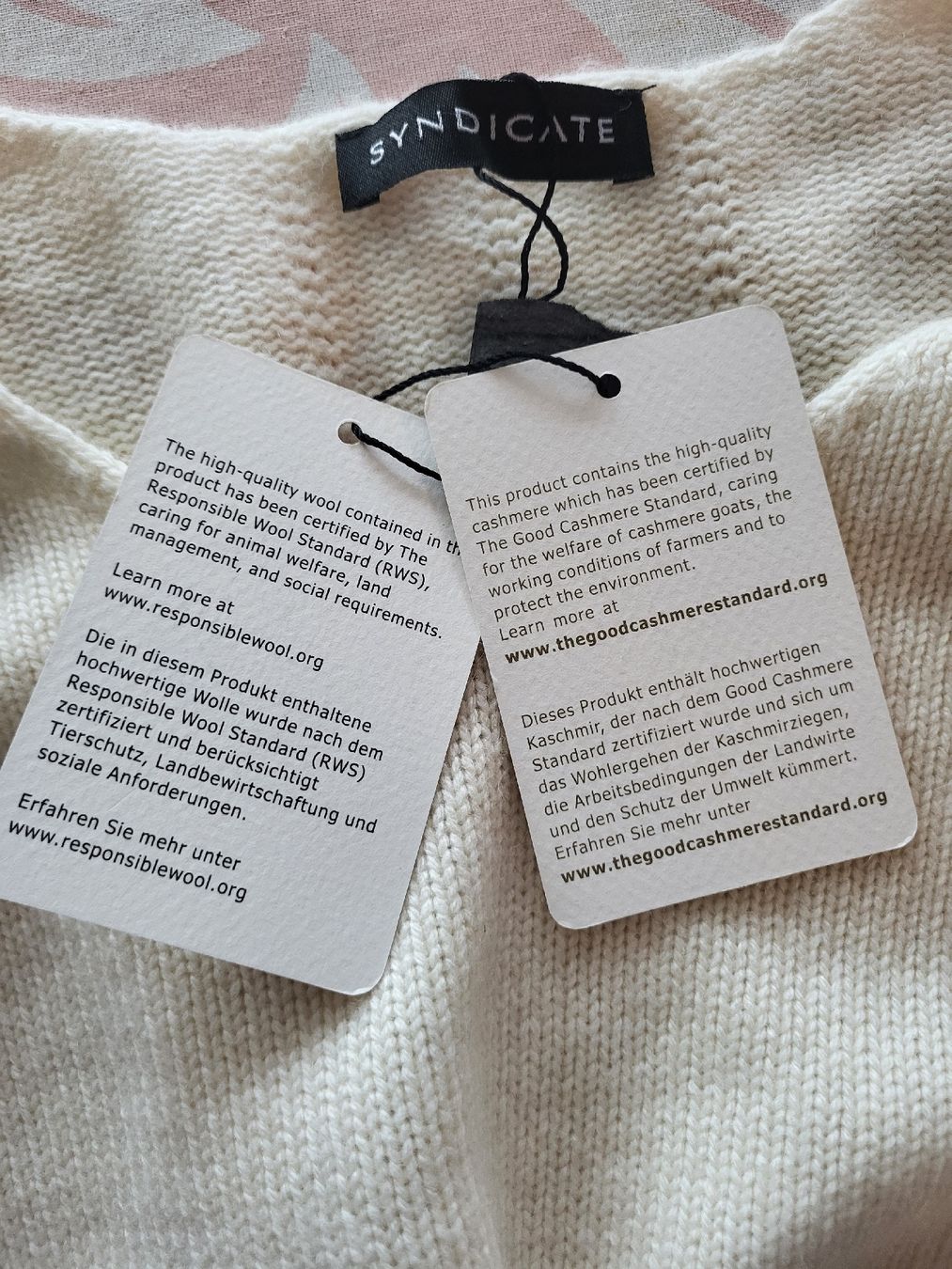 Pulls & Sweat-shirts: Neu Pullover mit Kaschmir Syndicate, Gr M – Neuf (Voir description) à Suhr par lul_87gh 3