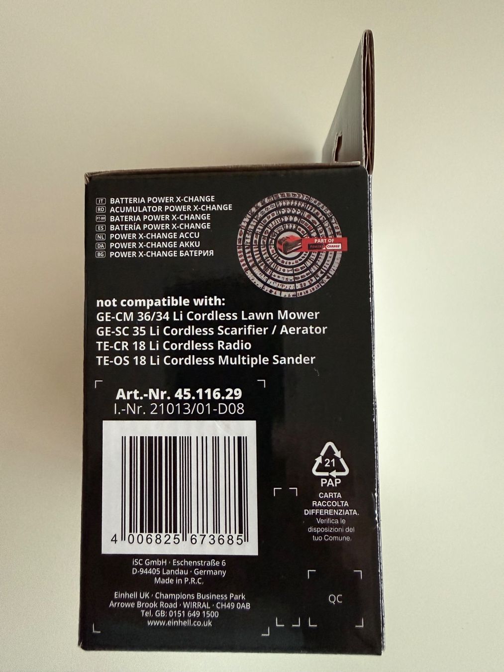 Einhell Caricatori & Batterie: Einhell batteries PXC Plus Twin-Pack 18V 4.0Ah – Nuovo e nell'imballaggio originale da St-Gingolph venduto da GoldenKeys 2