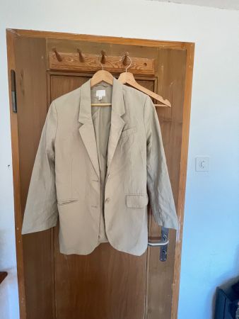 Schicker Blazer, Grösse S, beige, Übergangsjacke von H&M