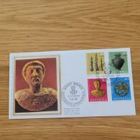 FDC mit Seidenbild Pro Patria 1972