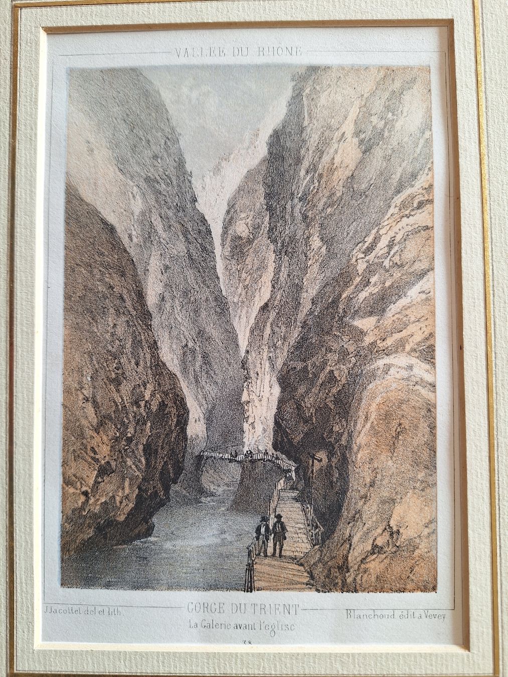 Stiche: GORGE DU TRIENT – Gebraucht aus Bevaix von bohrap