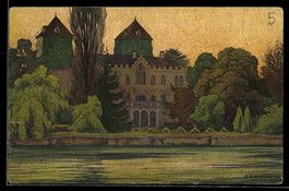 Gottlieben, Uferpartie am Schloss
