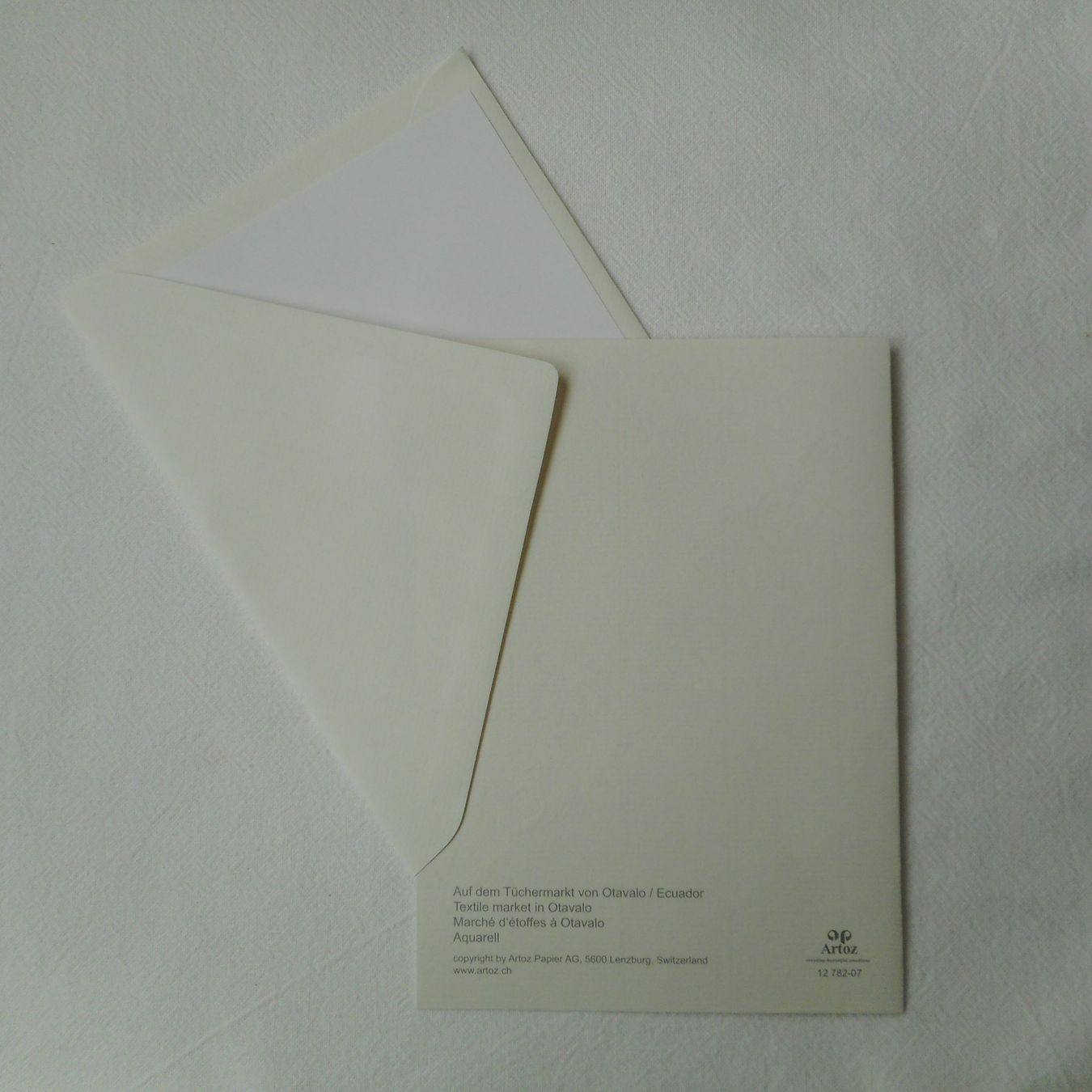 Cartoline postali: Kunstkarte - Dieter Hecht – Nuovo e nell'imballaggio originale da Niederlenz venduto da Berghem 1