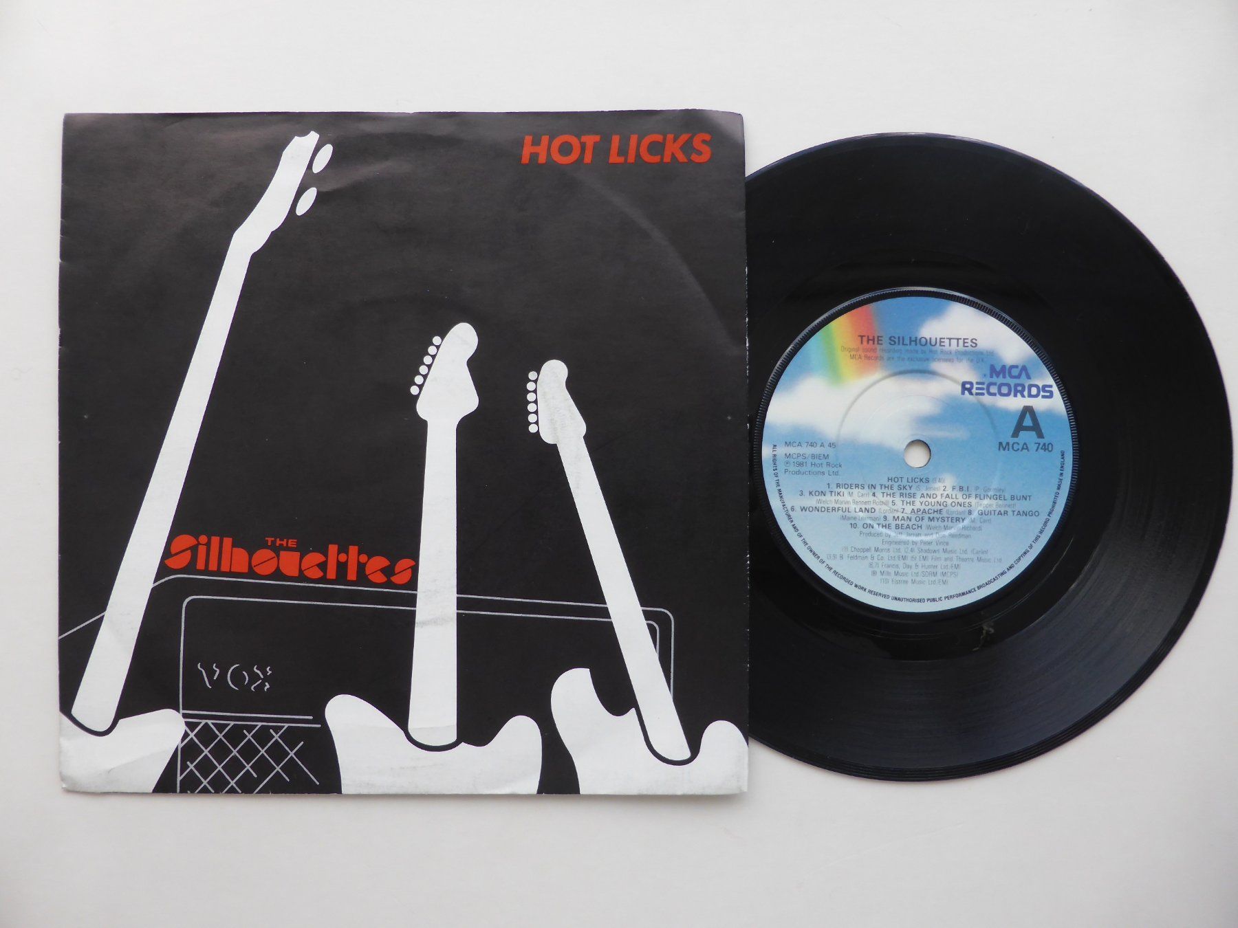 Dischi in vinile: VINYL SINGLE  THE SILHOUETTES – Usato da Küssnacht am Rigi venduto da Mondkinder