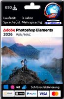 Adobe Photoshop Elements 2026 WIN/MAC mit 3 Jahren Laufzeit