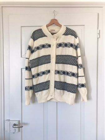 VINTAGE Cardigan / Strickjacke (M/L)