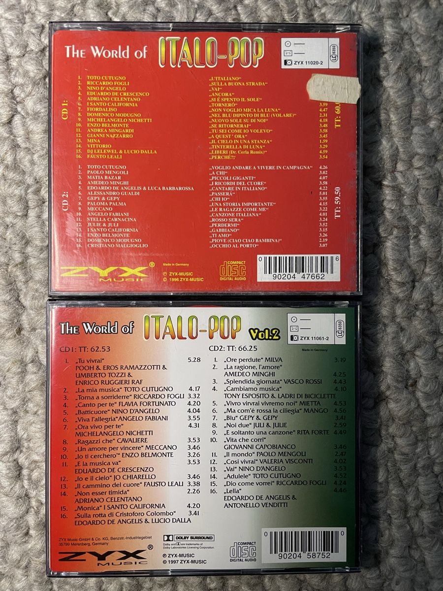 CD: 2x Italo-Pop Vol.1+2 – Nuovo (secondo la descrizione) da Reinach AG venduto da trigger7811 2