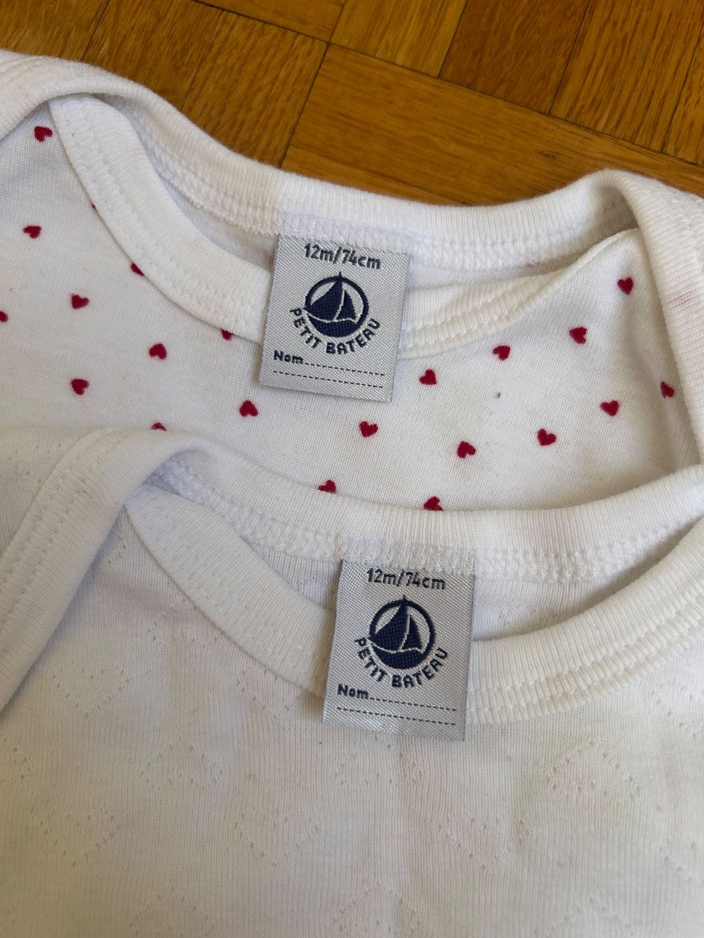 Petit Bateau Biancheria intima: 2x body bebe petit bateau 74cm – Nuovo (secondo la descrizione) da Pully venduto da mar_c9pd 1