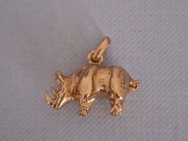 Kleines Vergoldetes Nashorn