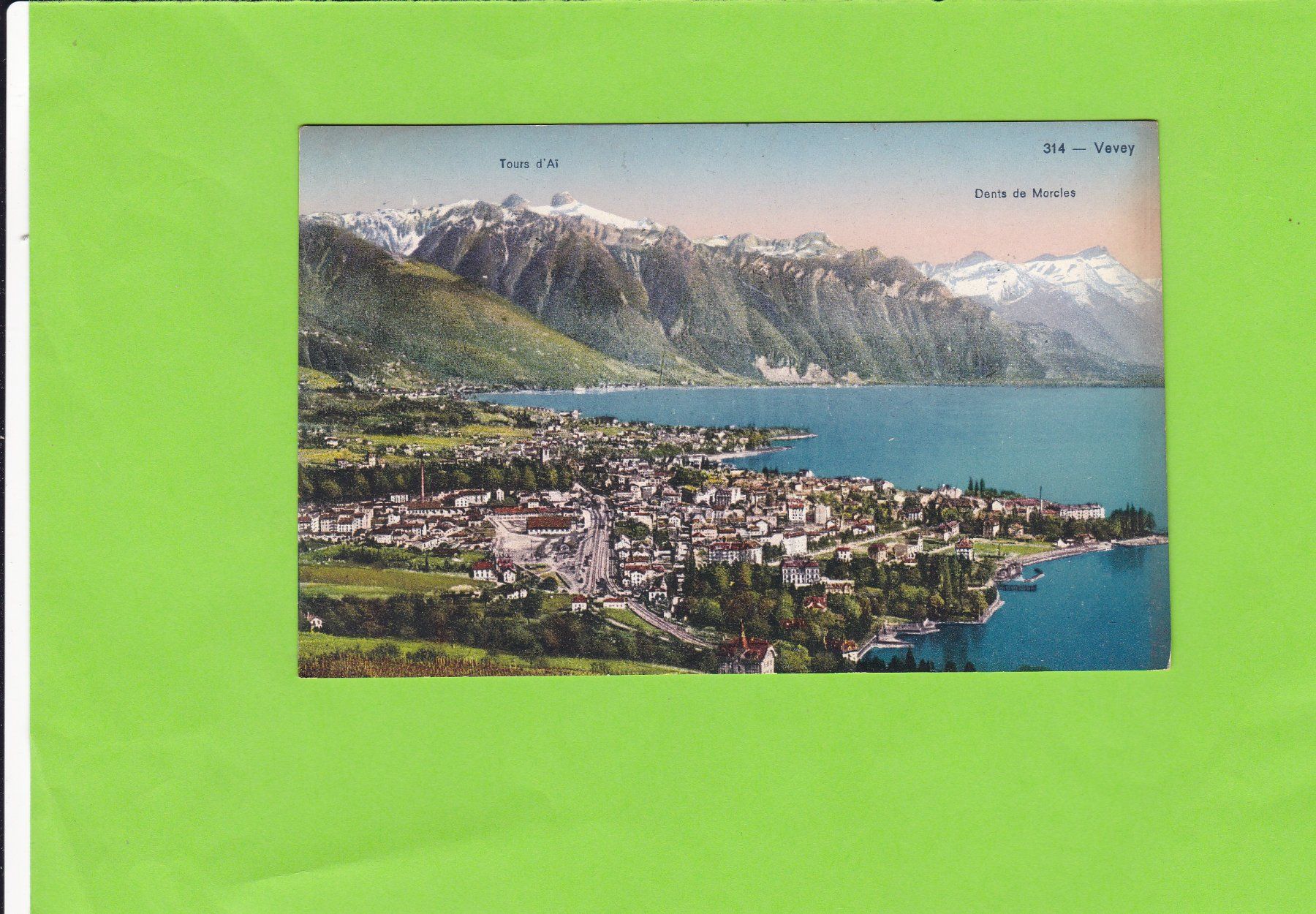 Cartoline postali: Vevey – Usato da St. Peterzell venduto da neckertal