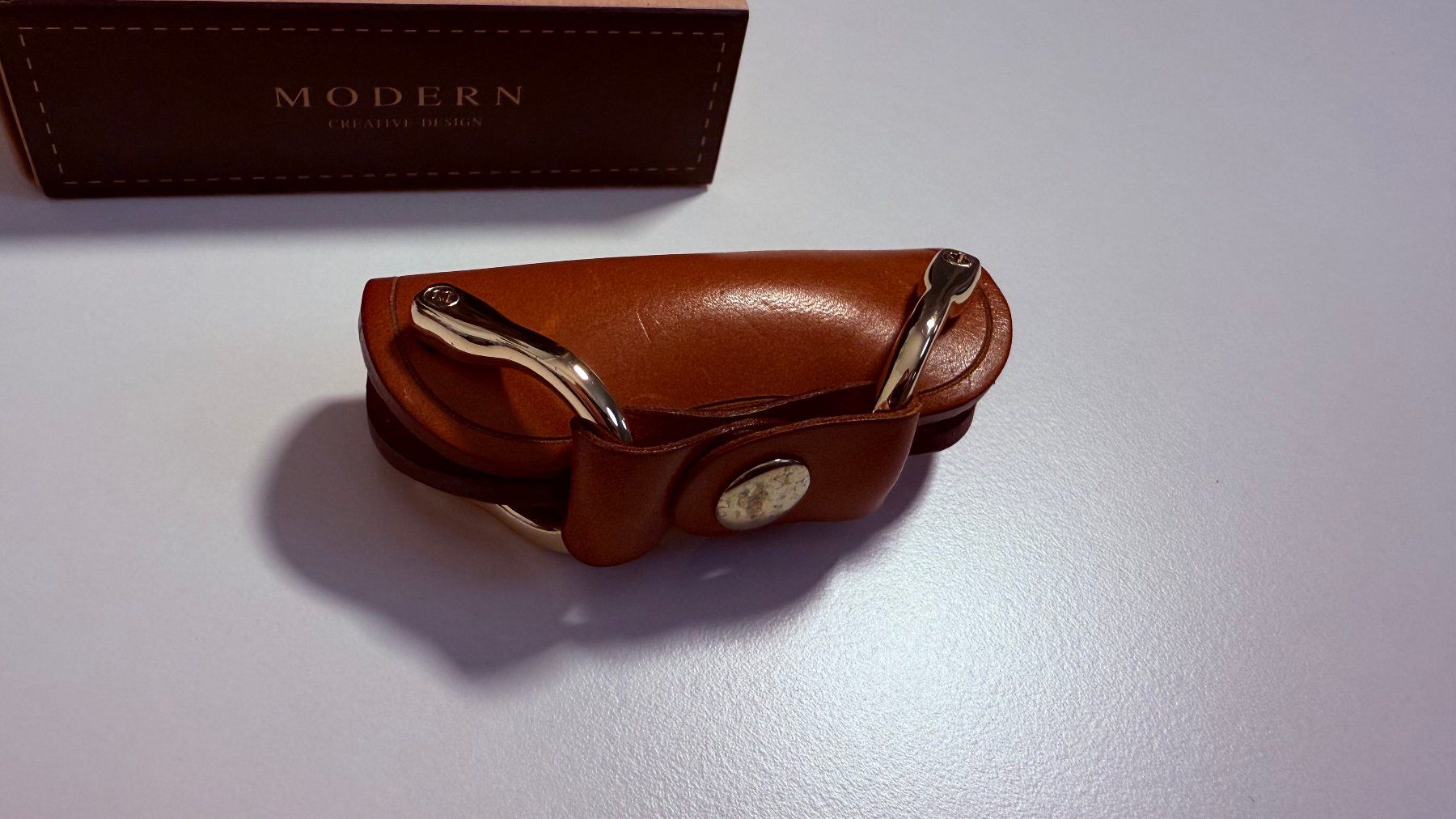 Portachiavi: Moderner Schlüsselorganizer Echtem Leder - Smart Key Wallet – Nuovo e nell'imballaggio originale da Zürich venduto da dum_x5xn 3