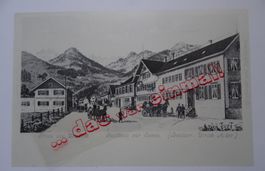 Appenzell Urnäsch Gasthof Sonne anno dazumal