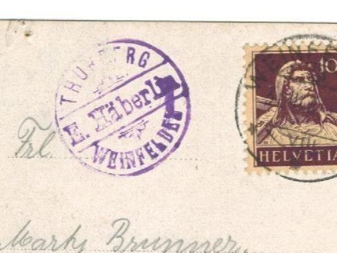 Cartoline postali: AK Restaurant Thurberg bei Weinfelden – Usato da Zürich venduto da Tolima194 3