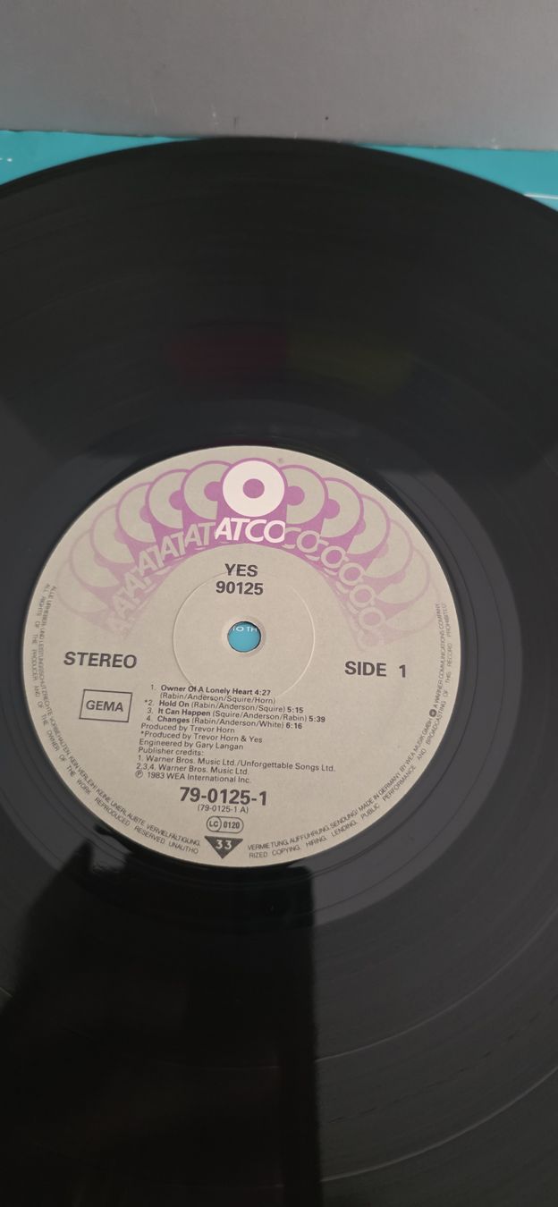 Dischi in vinile: YES 90125 Vg,Vg 1983 – Usato da Yvonand venduto da RF-VINYL 1