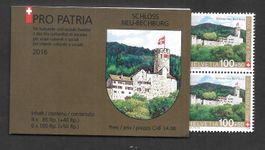 Markenheftchen Pro Patria Nr. 28 2016 ** Bechburg Oensingen