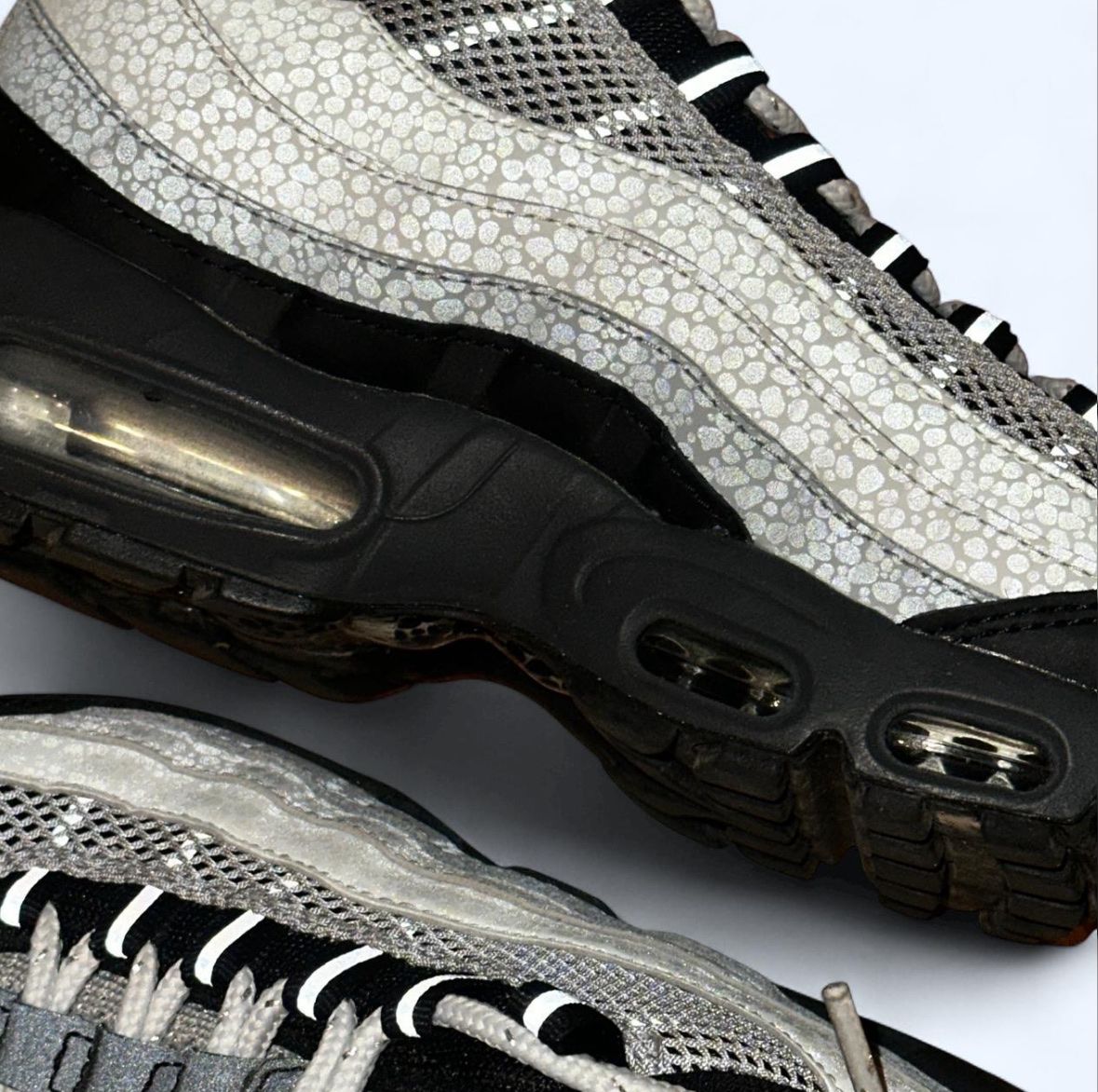Scarpe da donna: Silver and black nike air max 95 – Usato da Genève venduto da naako131 1