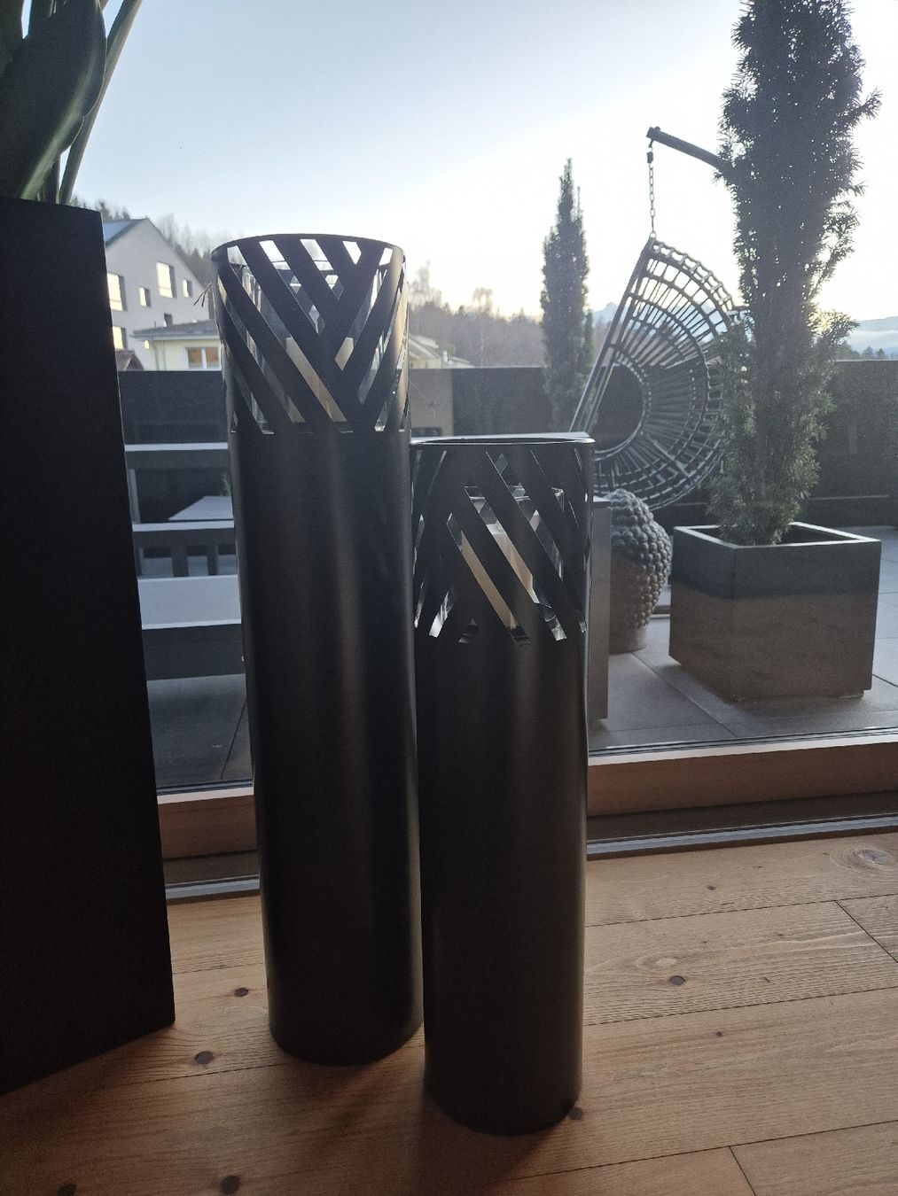 Portacandele: Windlichtsäule 2er Set – Nuovo (secondo la descrizione) da Schaanwald venduto da Gismo034