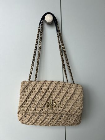 Tory Burch Rafia Umhängetasche