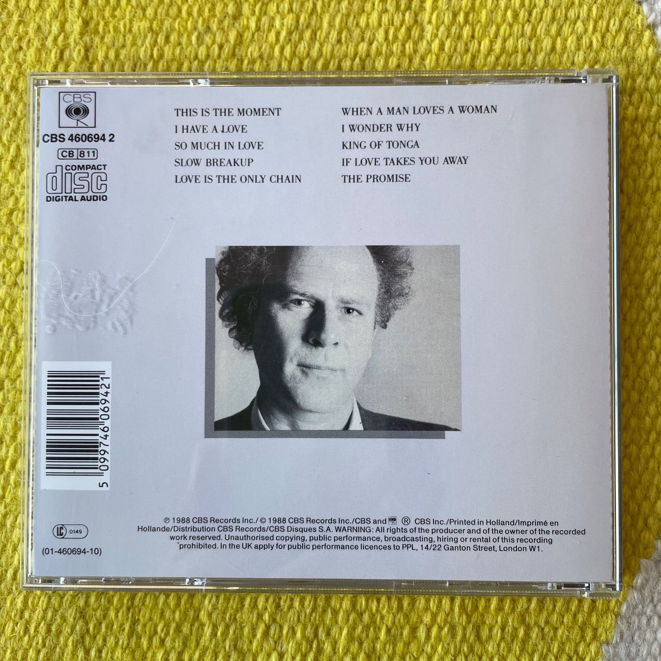 CD: ART GARFUNKEL-LEFTY88 – Usato da Rorschacherberg venduto da CD-Roli 1