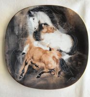 Hans Erni - Porzellanteller Rosenthal - Pferdespiel