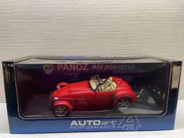 Panoz AIV Roadster AutoArt, 1:18, rot, Sammlerstück! OVP