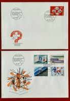 WERBEMARKEN 785 - 788 EISHOCKEY WM 805 VOLKSZÄHLUNG FDC 1990