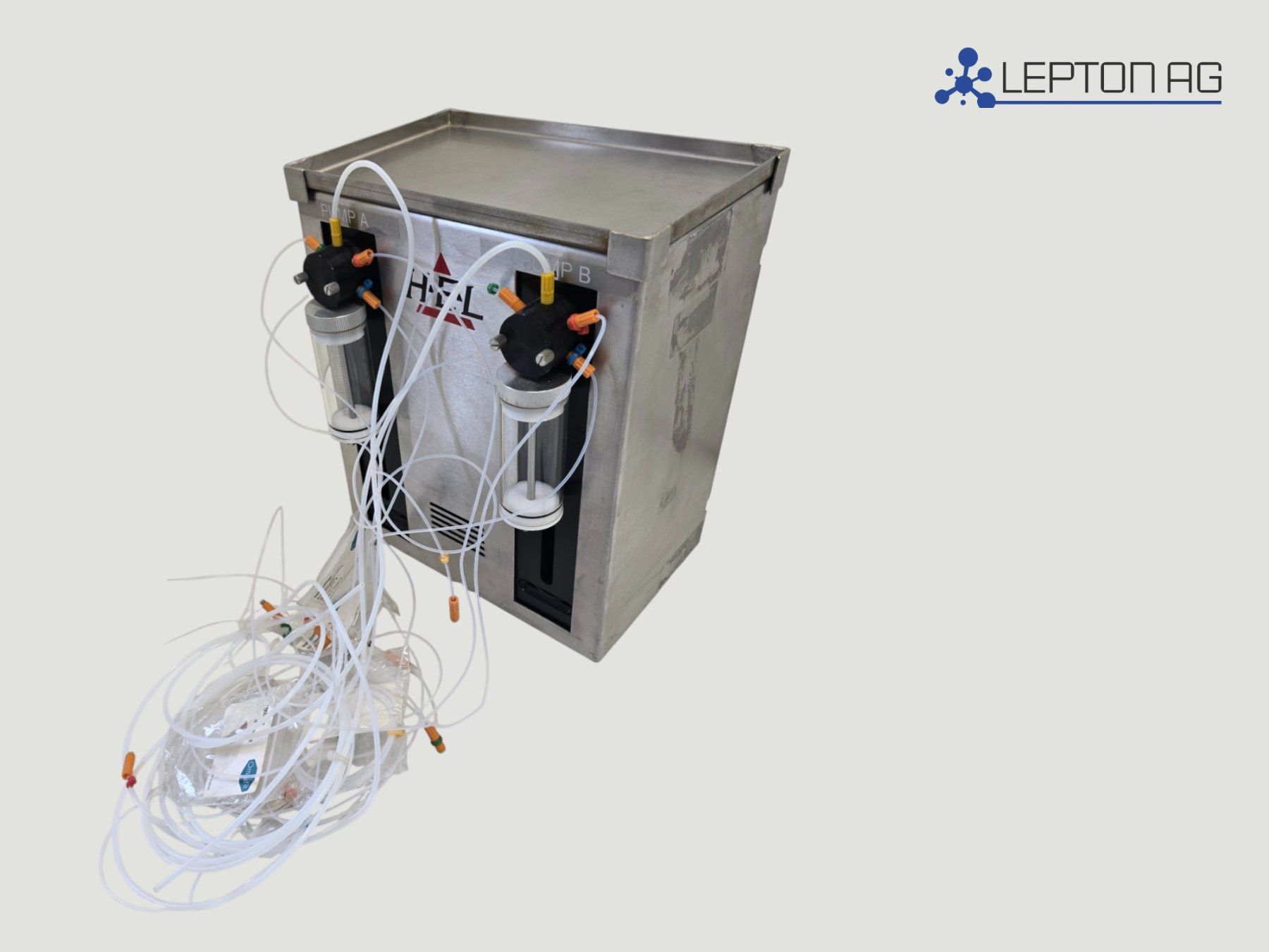 Accessori da laboratorio: HEL Duale Laborspritzenpumpe / Dosiermodul – Usato da Niederdorf venduto da LeptonAG_Labor 3