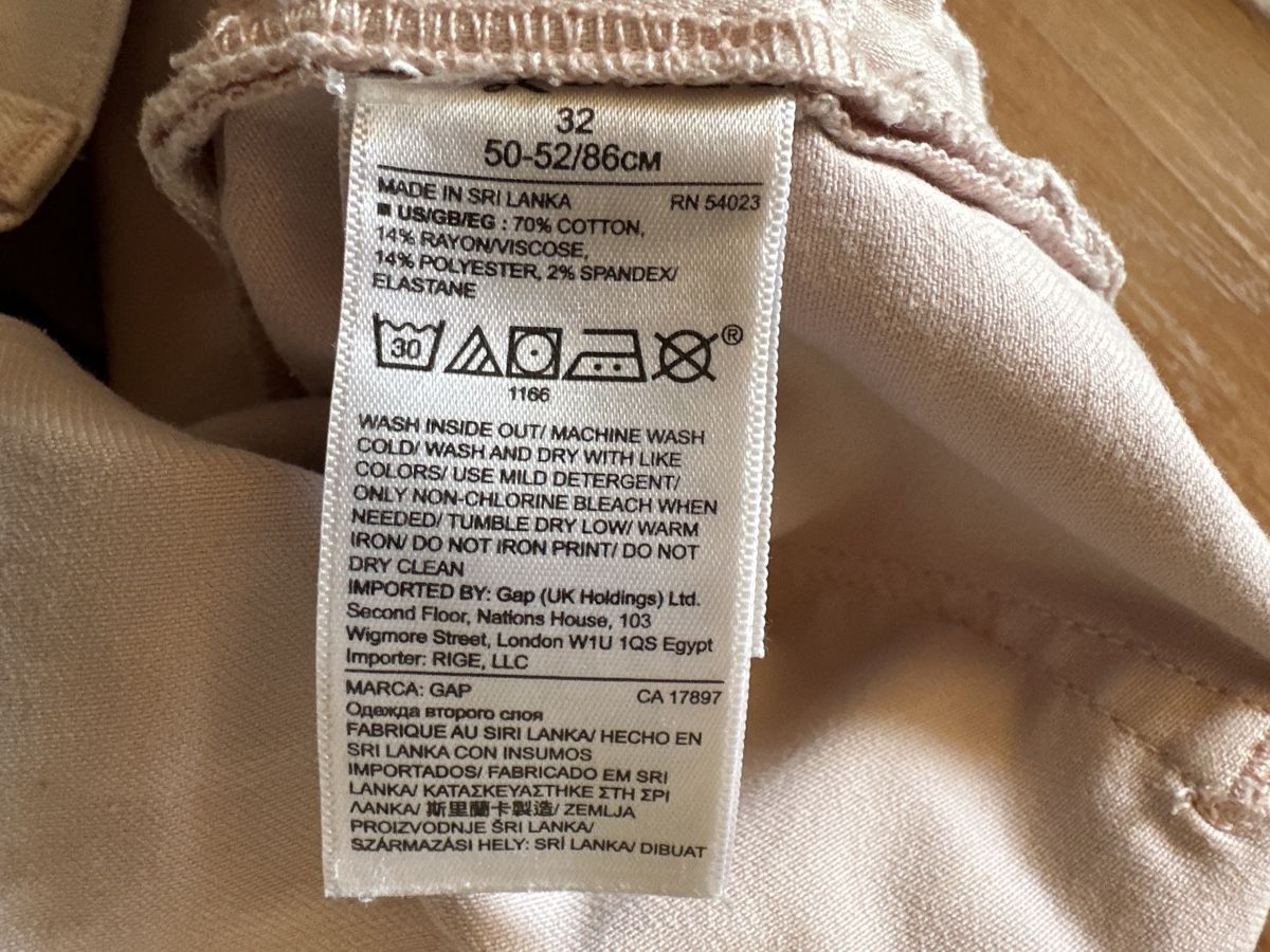 Gap Jeans: Gap True Skinny Jeans, 32, hellrosa einf. Bundweite ca. 43cm – Usato da St.Gallen venduto da maierm01 3